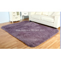 100% polyester bath mat with silky fur